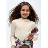 TWEEN RIBBED CUT OUT NECK TOP