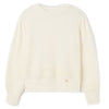 TWEEN CREAM FUZZY SWEATER