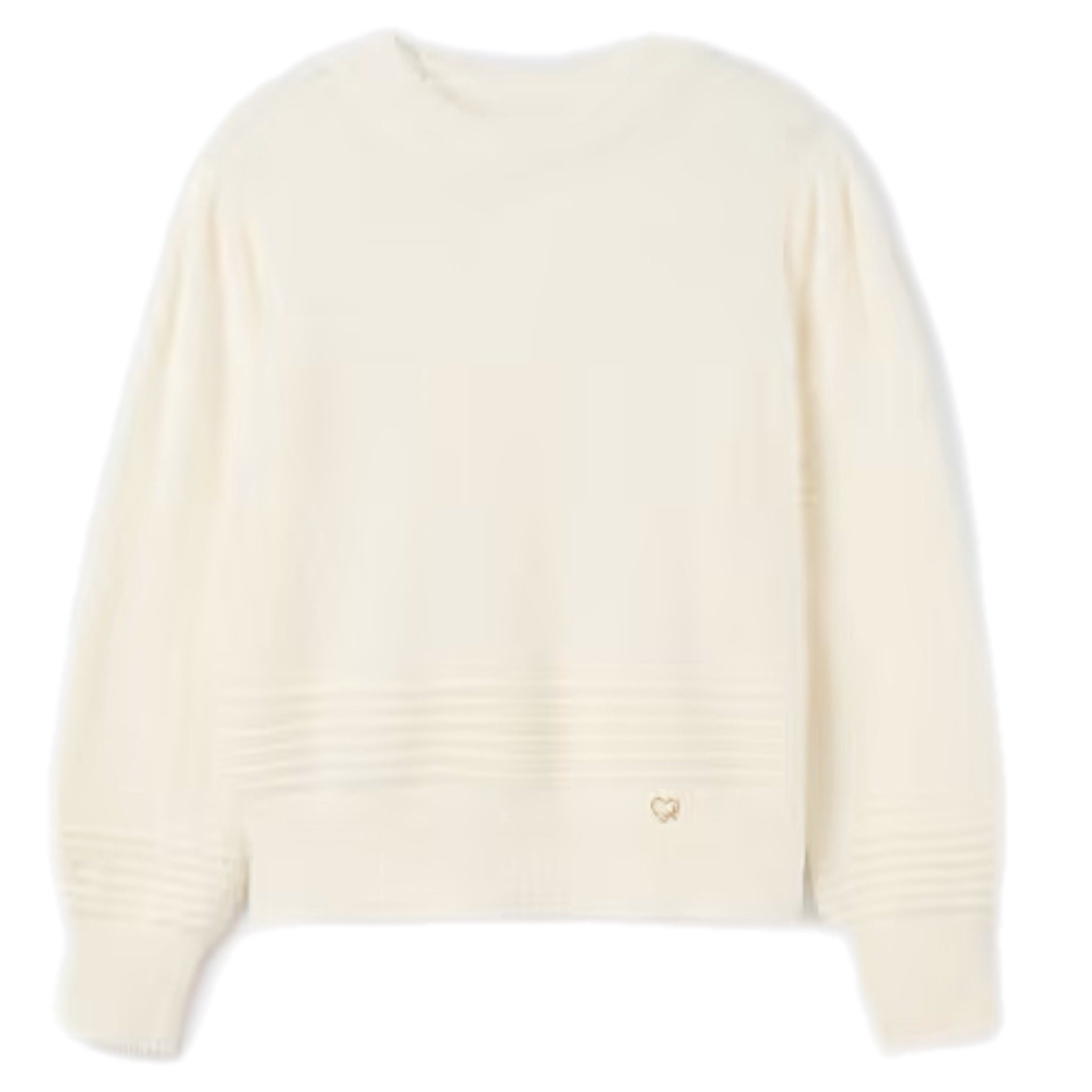TWEEN CREAM FUZZY SWEATER