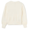 TWEEN CREAM FUZZY SWEATER