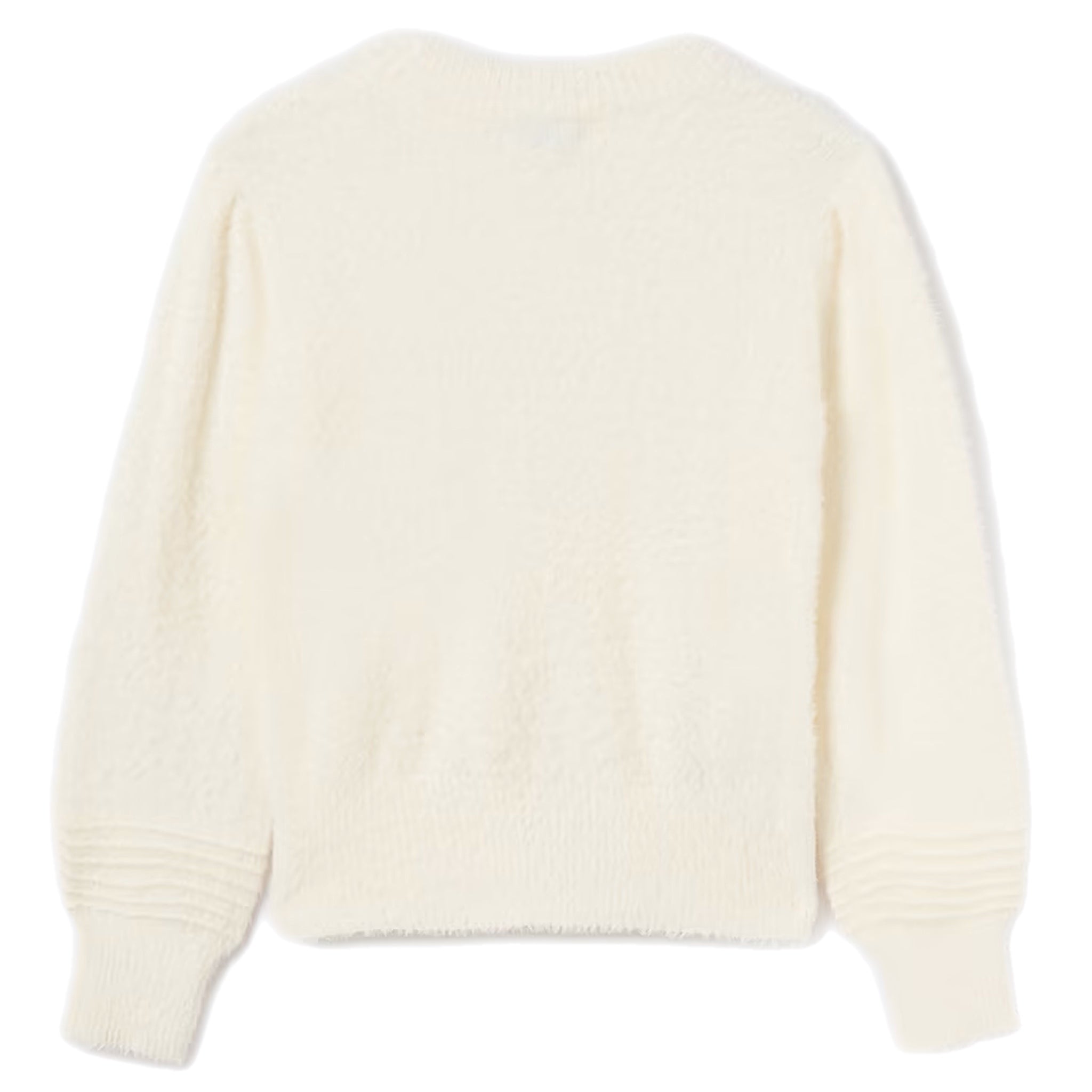 TWEEN CREAM FUZZY SWEATER