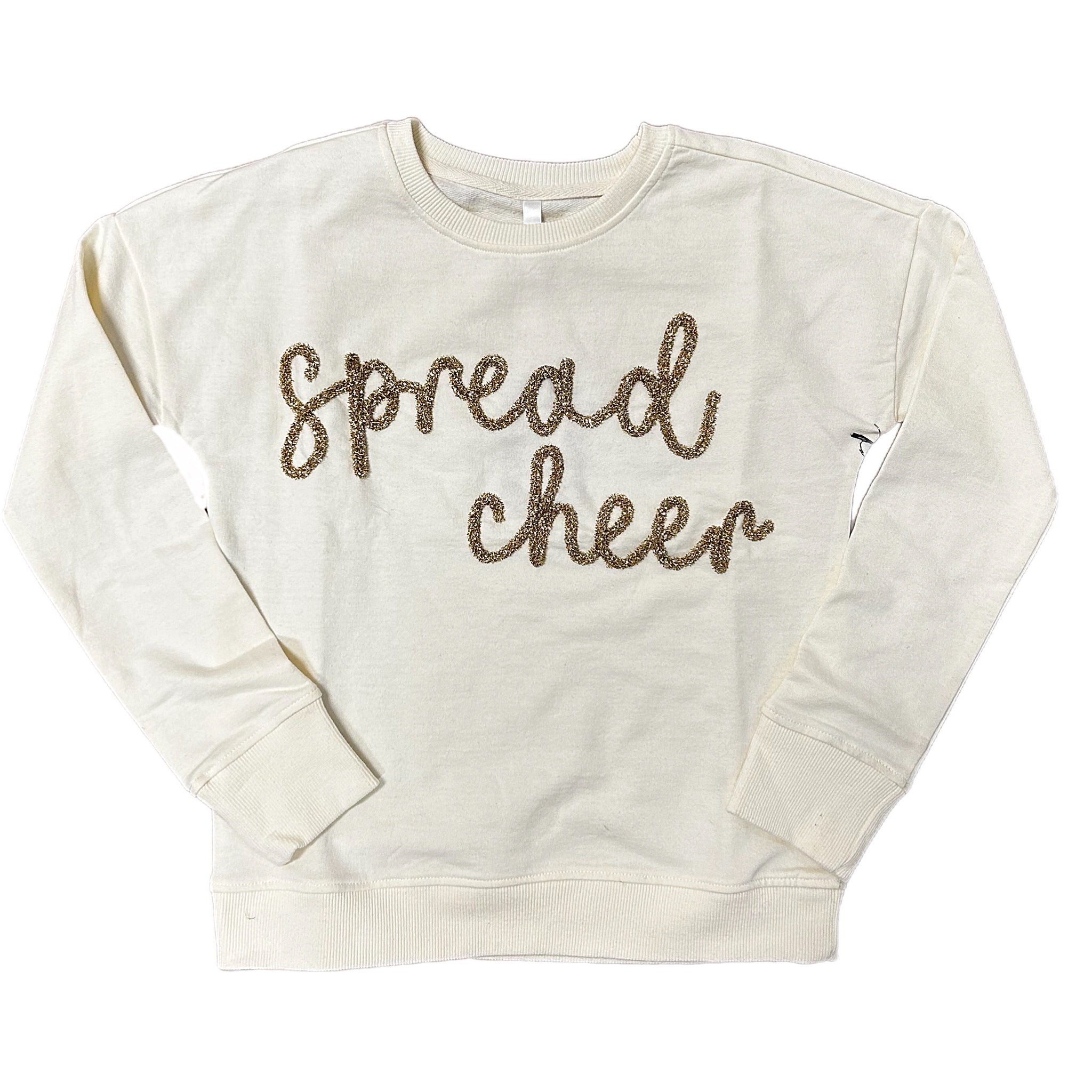 TWEEN SPREAD CHEER GRAPHIC SWEATSHIRT