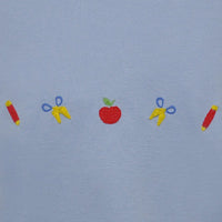 BLUE HOUSTON SCHOOL TIME TEE