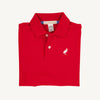 PRIM AND PROPER POLO - RICHMOND RED - WORTH AVE WHITE