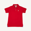 PRIM AND PROPER POLO - RICHMOND RED - WORTH AVE WHITE