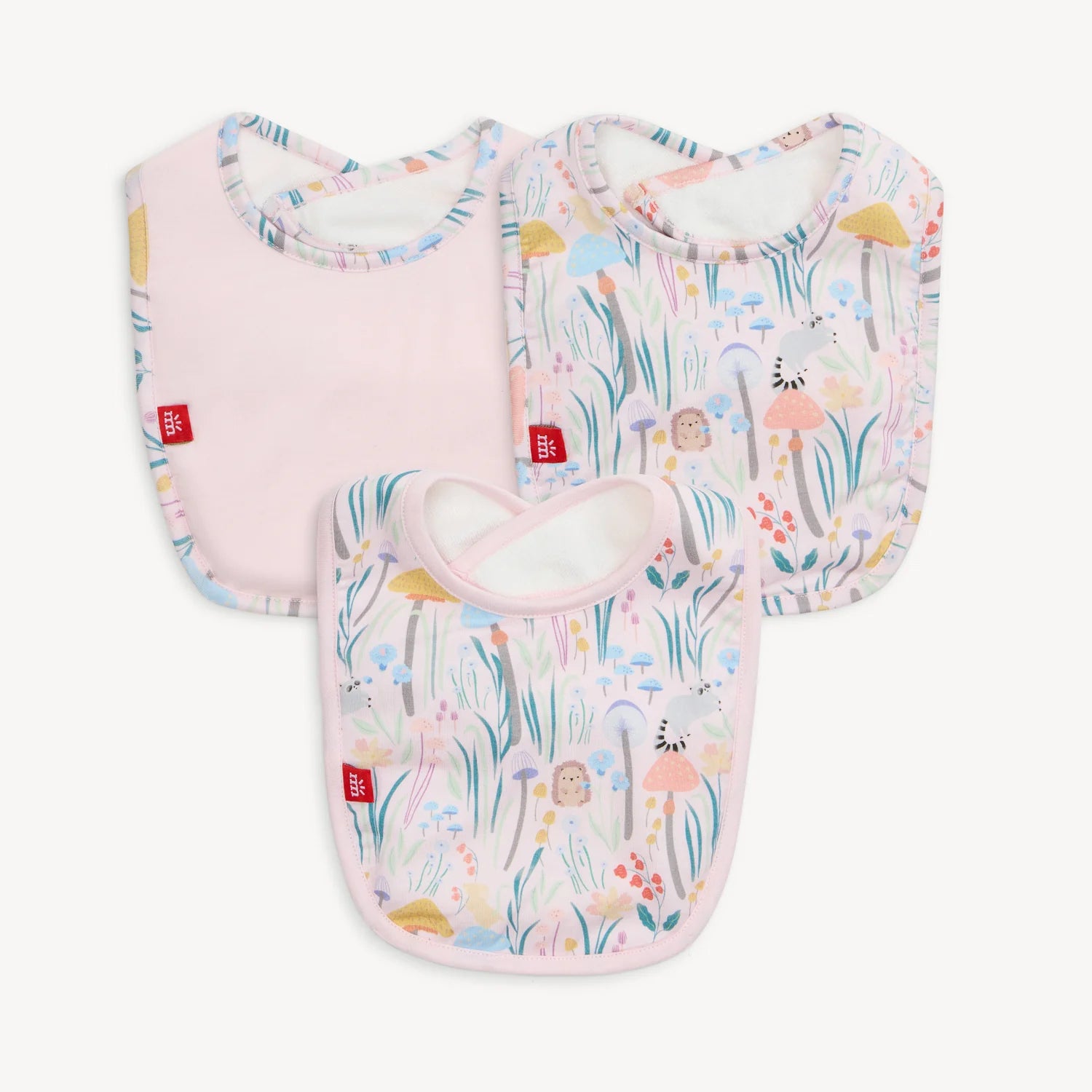 SHROOM AND BLOOM MODAL MAGNETIC STAY DRY INFANT BIB 3-PACK