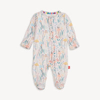 SHROOM AND BLOOM MODAL FOOTIE WITH RUFFLE