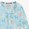 BLUE PARTY ANIMALS GLOW IN THE DARK MODAL MAGNETIC GROW WITH ME CONVERTIBLE COVERALL