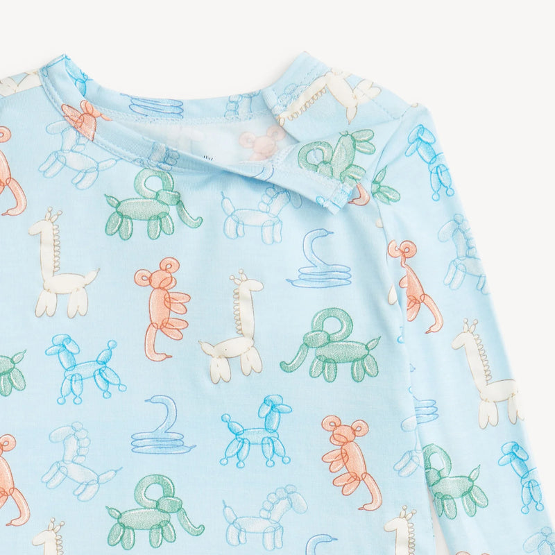 BLUE PARTY ANIMALS GLOW IN THE DARK MAGNETIC MODAL L/S PJ