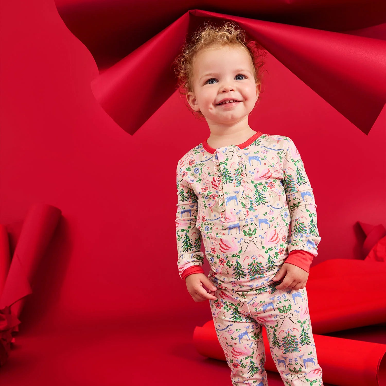 SUGAR PLUM DREAMS MODAL MAGNETIC L/S PAJAMA SET