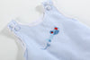 LIGHT BLUE AIRPLANE EMBROIDERED BUBBLE