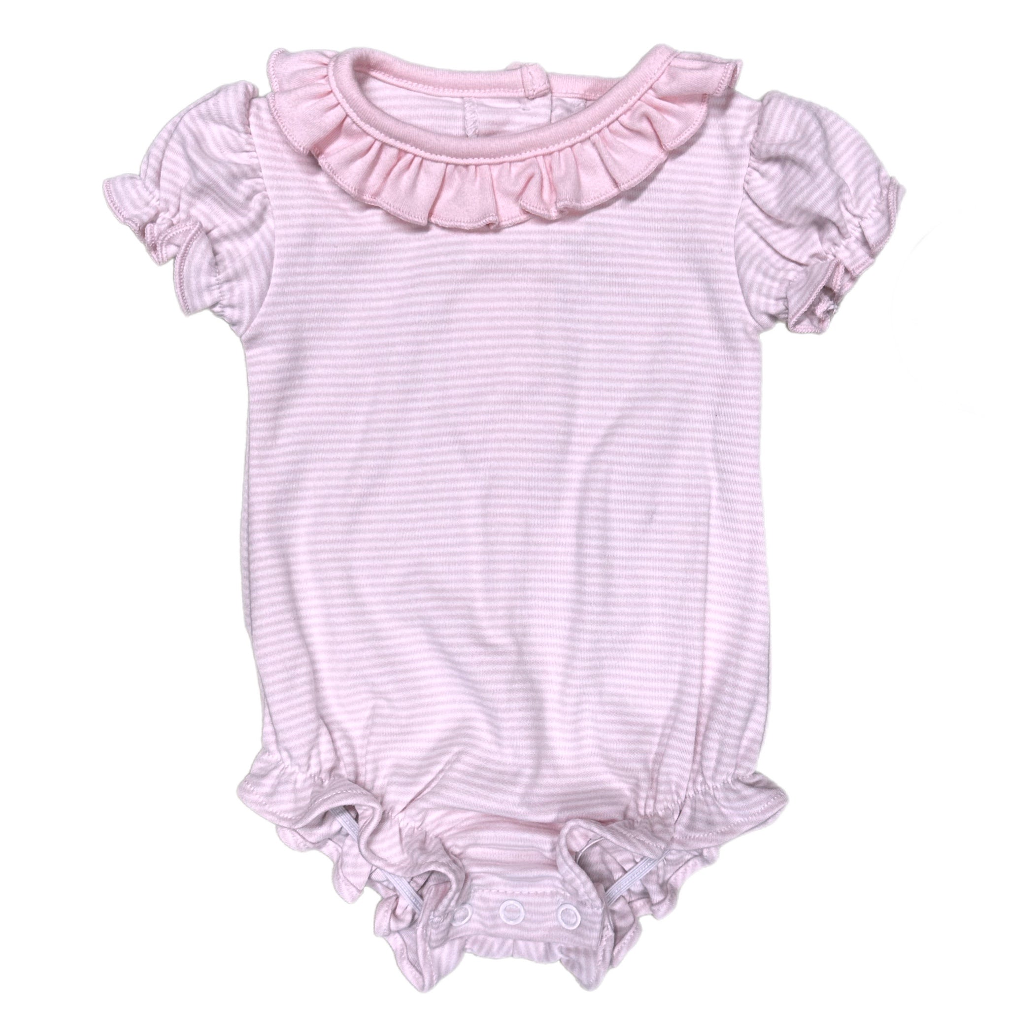 TAYLOR BUBBLE - PINK BITTY STRIPE KNIT