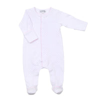 MINI DOTS FOOTIE - PINK