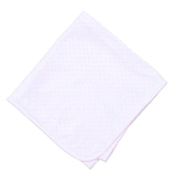 MINI DOTS RECEIVING BLANKET - PINK