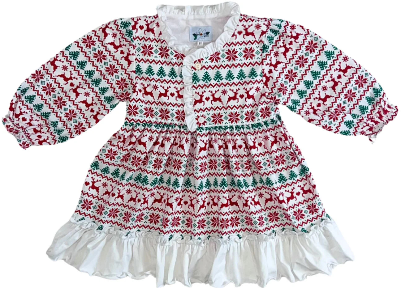 WINTER FAIRE ISLE GOWN