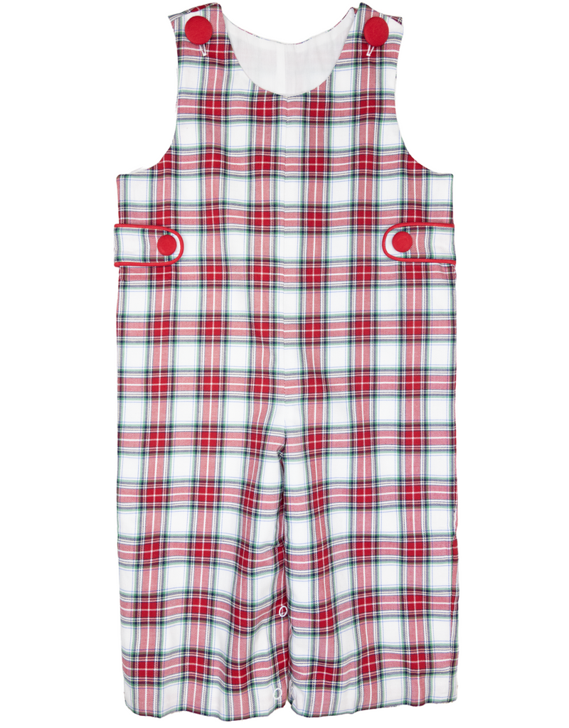 RED PLAID BOYS LONGALL