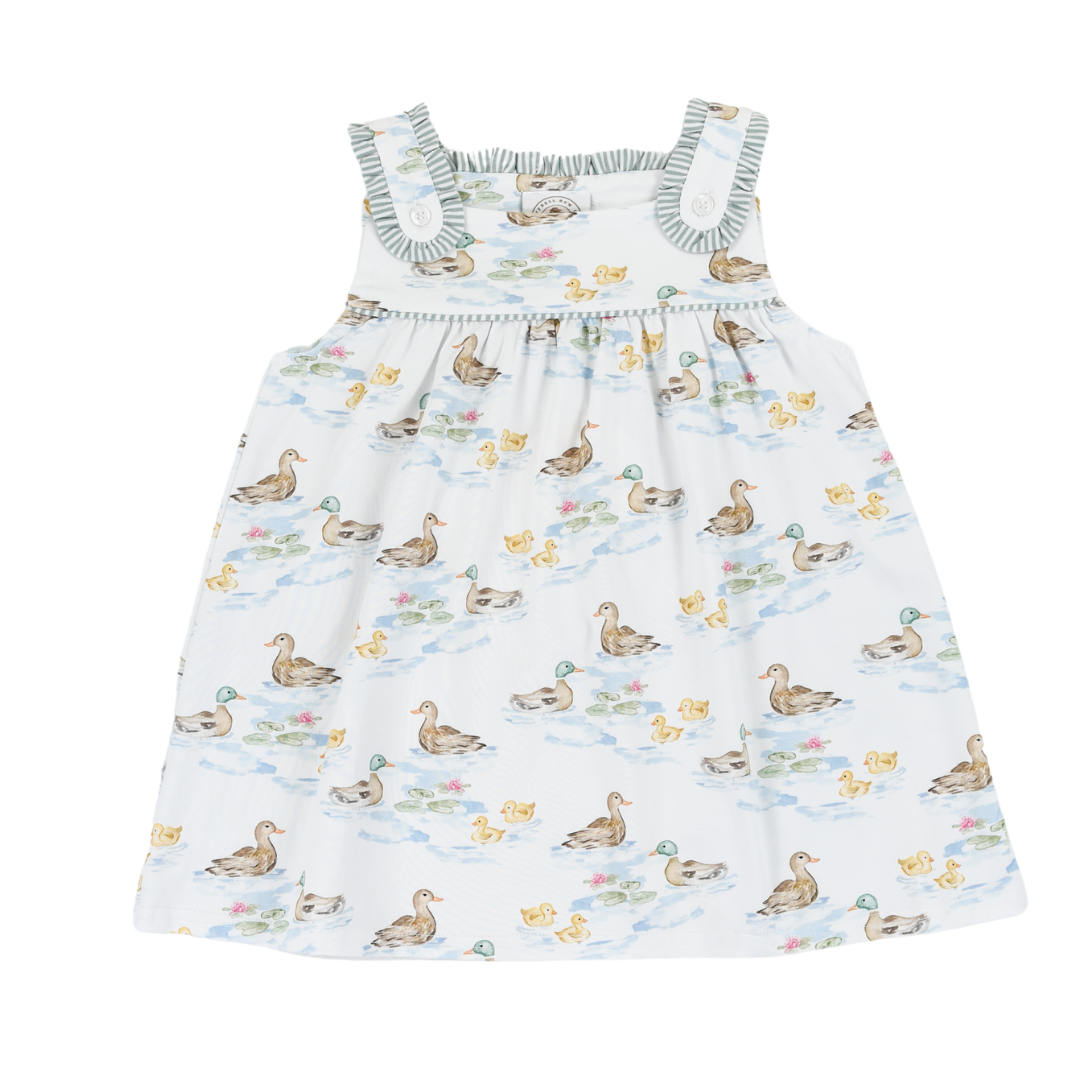 DARLING DUCKS GIRLS DRESS