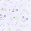 TINY TEE TIME GIRL PRINTED SWADDLE