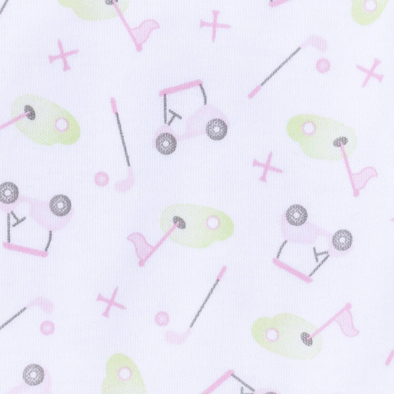 TINY TEE TIME GIRL PRINTED SWADDLE