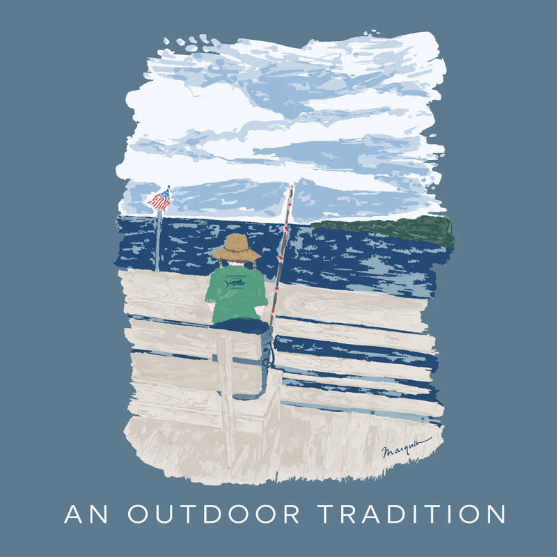 PRO PERFORMANCE FISHING LONG SLEEVE TSHIRT- PROVINCIAL BLUE