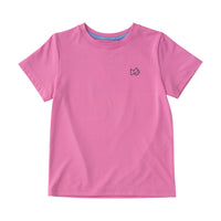 GIRLS PRO PERFORMANCE SHORT SLEEVE FISHING TSHIRT - FUCHSIA PINK