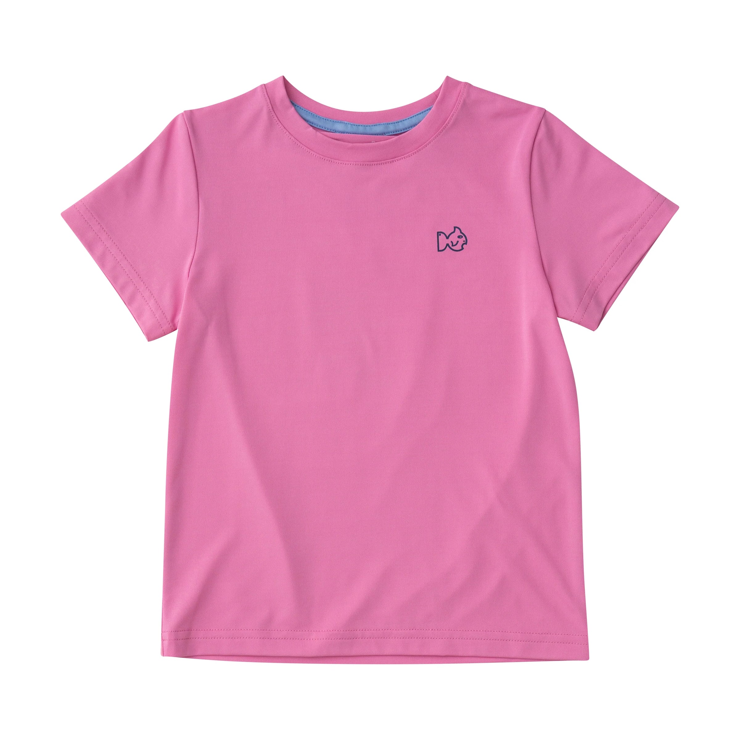 GIRLS PRO PERFORMANCE SHORT SLEEVE FISHING TSHIRT - FUCHSIA PINK