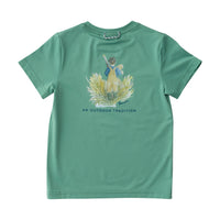 PRO PERFORMANCE FISHING SHORT SLEEVE TSHIRT- GREEN SPRUCE