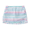CAROLINA CATCH SKORT - FUCHSI PINK MULTI COLOR STRIPE