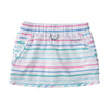CAROLINA CATCH SKORT - FUCHSI PINK MULTI COLOR STRIPE