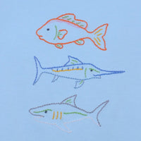 BLUE HOUSTON SHIRT - FISHING RODEO