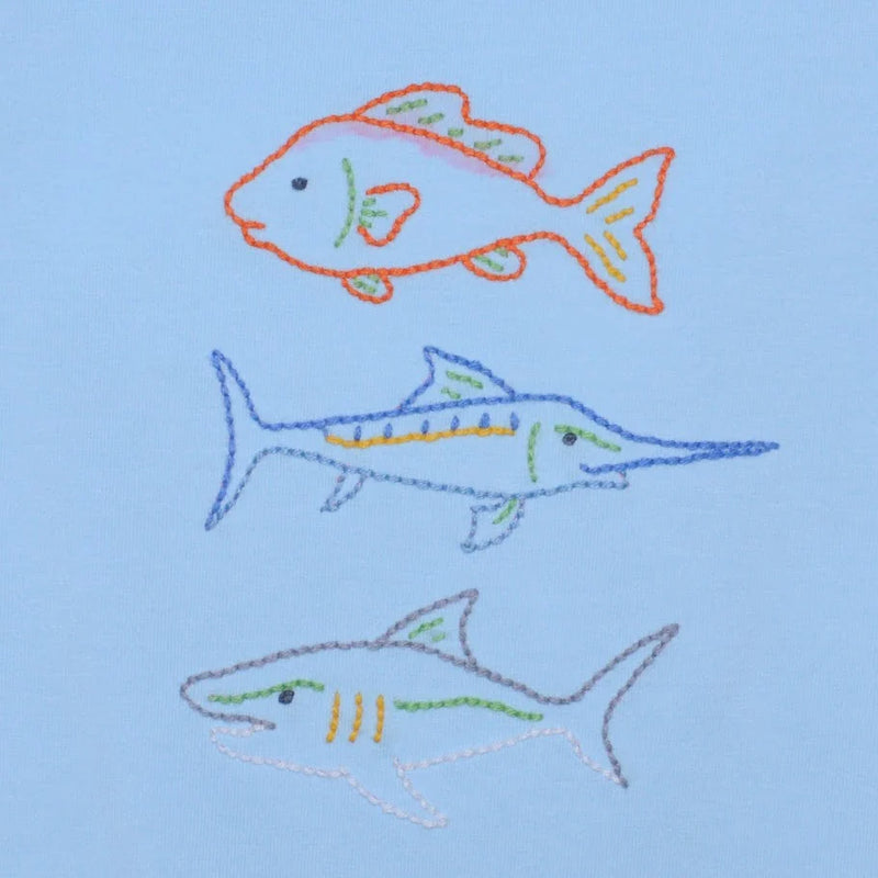 BLUE HOUSTON SHIRT - FISHING RODEO