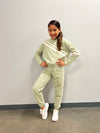 TWEEN COLOR BLOCKED APPLIQUE TAPING ACTIVE PANT