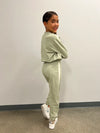 TWEEN COLOR BLOCKED APPLIQUE TAPING ACTIVE PANT