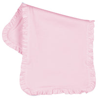 RUFFLE BABY BURP CLOTH (MULTIPLE COLORS)