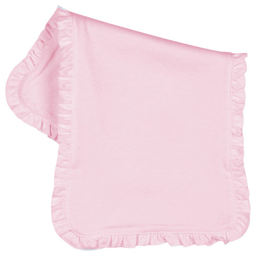 RUFFLE BABY BURP CLOTH (MULTIPLE COLORS)