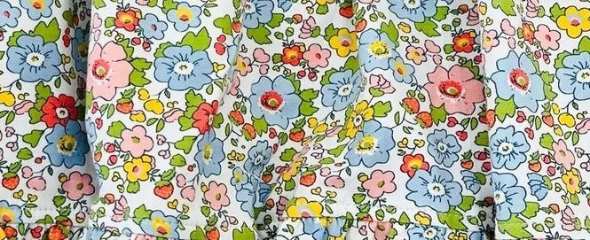 PINK FLORAL PANEL DRESS