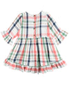 KENDALL PLAID RUFFLE TUNIC
