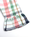 KENDALL PLAID RUFFLE TUNIC