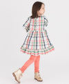 KENDALL PLAID RUFFLE TUNIC