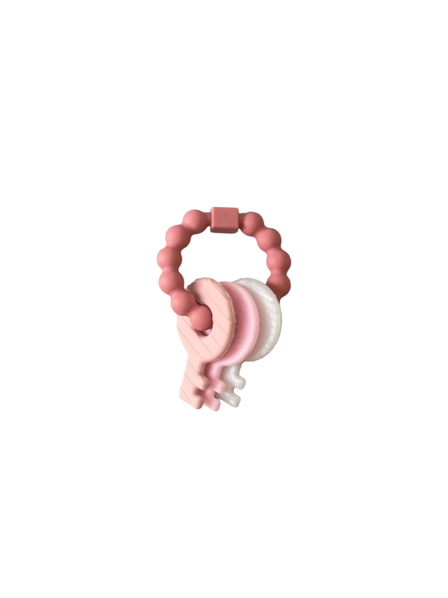 KEY TEETHING RATTLE - BABY'S BREATH