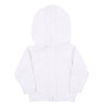 ESSENTIALS KNITS HOODED ZIP PULLOVER - WHITE