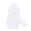 ESSENTIALS KNITS HOODED ZIP PULLOVER - WHITE