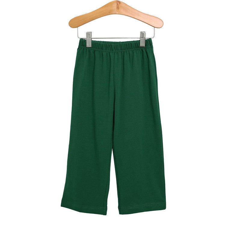 KELLY GREEN KNIT PANTS