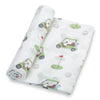 GOLF A ROUND BABY SWADDLE BLANKET