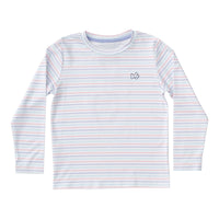 PRO PERFORMANCE FISHING TEE - SWEET LAVENDER MULTI STRIPE