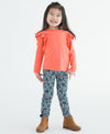 BABY RUCHED LEGGINGS MAJESTIC MEADOW