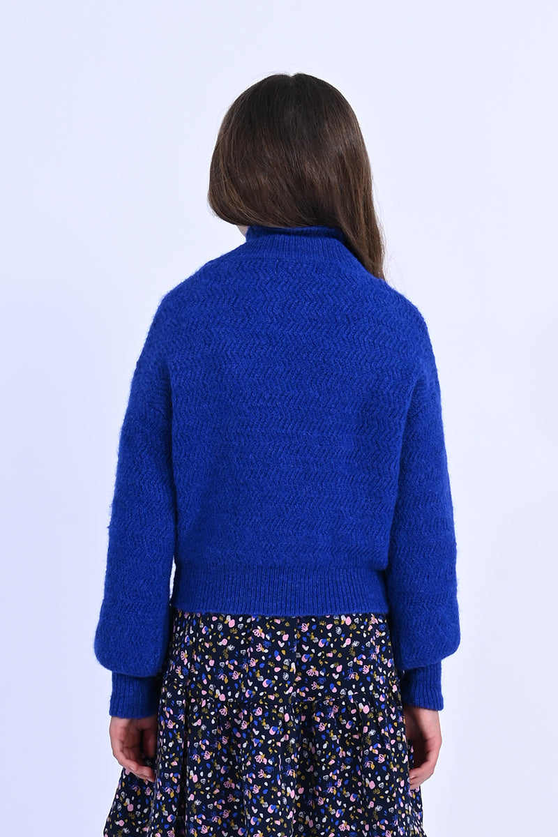 TWEEN COBALT SWEATER