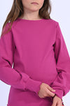 TWEEN FUCHSIA KNIT LIGHTWEIGHT KNIT TOP