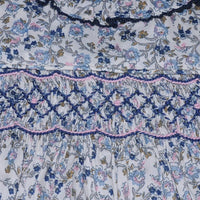 NAVY BLUE FLOWERS JULIETTE DRESS