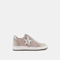 PAZ CHAMPAGNE GLITTER KIDS SNEAKER